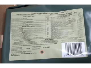 Lenkiškas kariškas paros maisto davinys mre